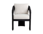 Pylos Dining Armchair - Black  Louis Cream