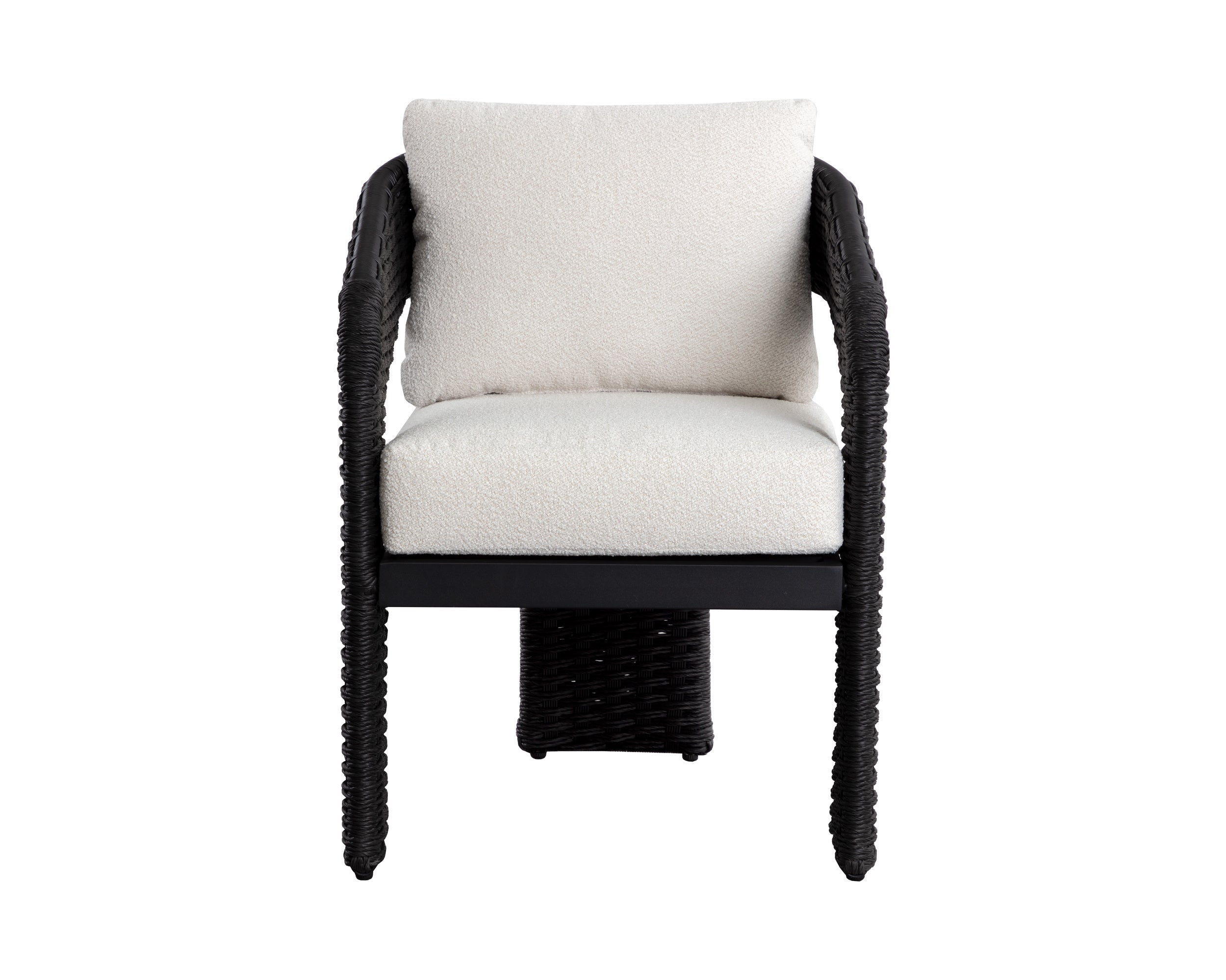 Pylos Dining Armchair - Black  Louis Cream
