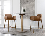 Lucano Counter Stool - Milliken Cognac