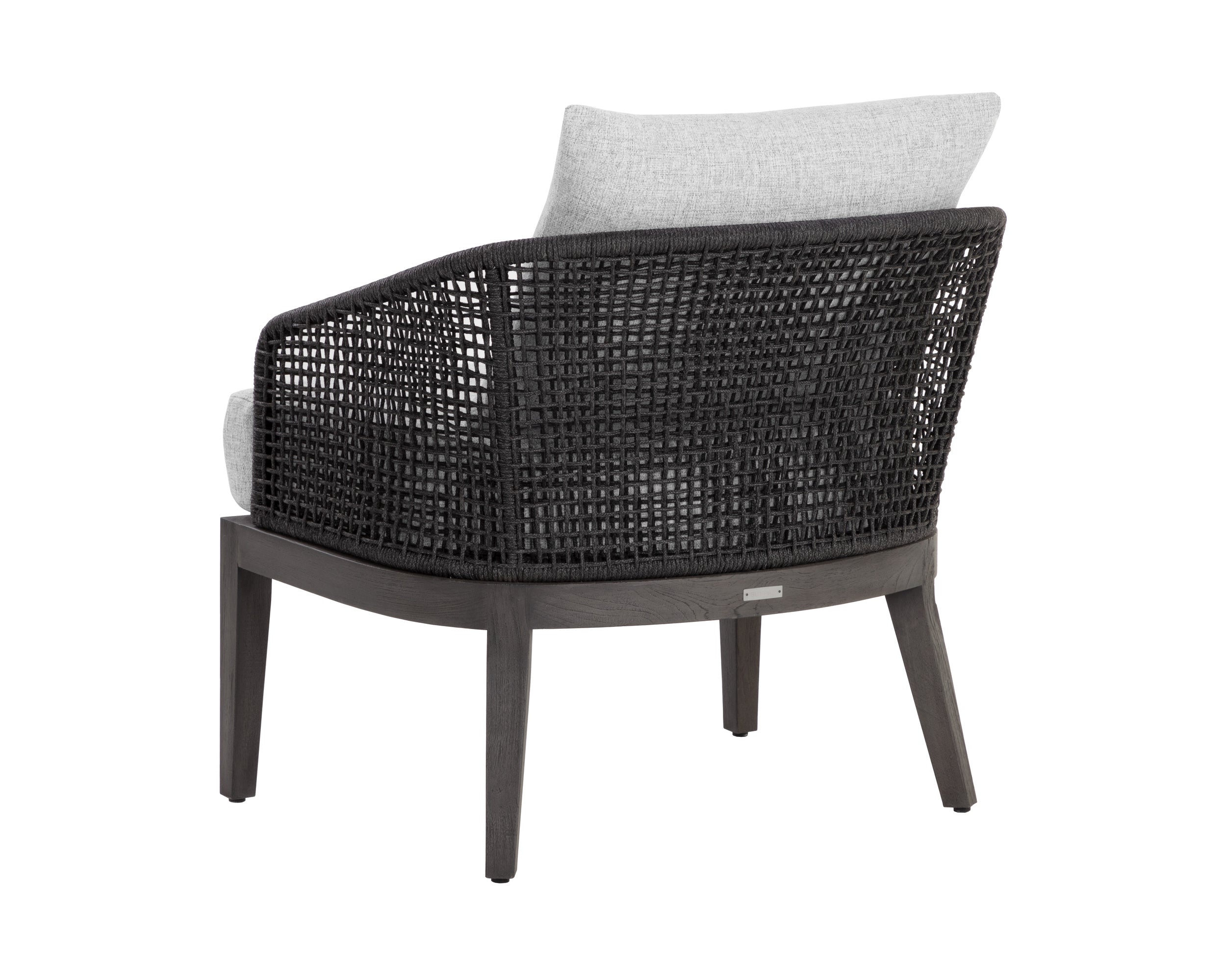 Capri Lounge Chair - Smoke Grey  Copacabana Marble