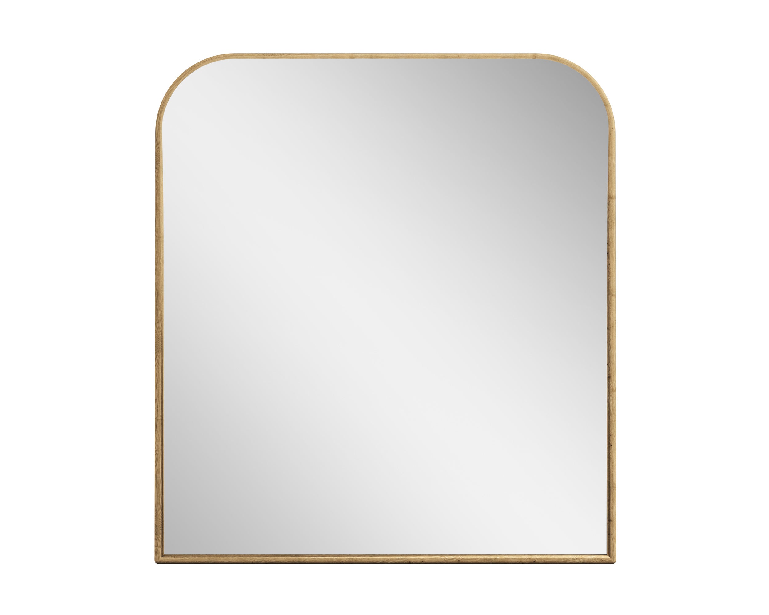 Calabasas Wall Mirror - Rustic Oak
