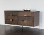Jade Dresser - Antique Brass  Dark Mango