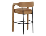 Mavia Barstool - Ludlow Sesame Leather
