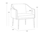 Carter Lounge Chair - Napa Taupe / Napa Stone