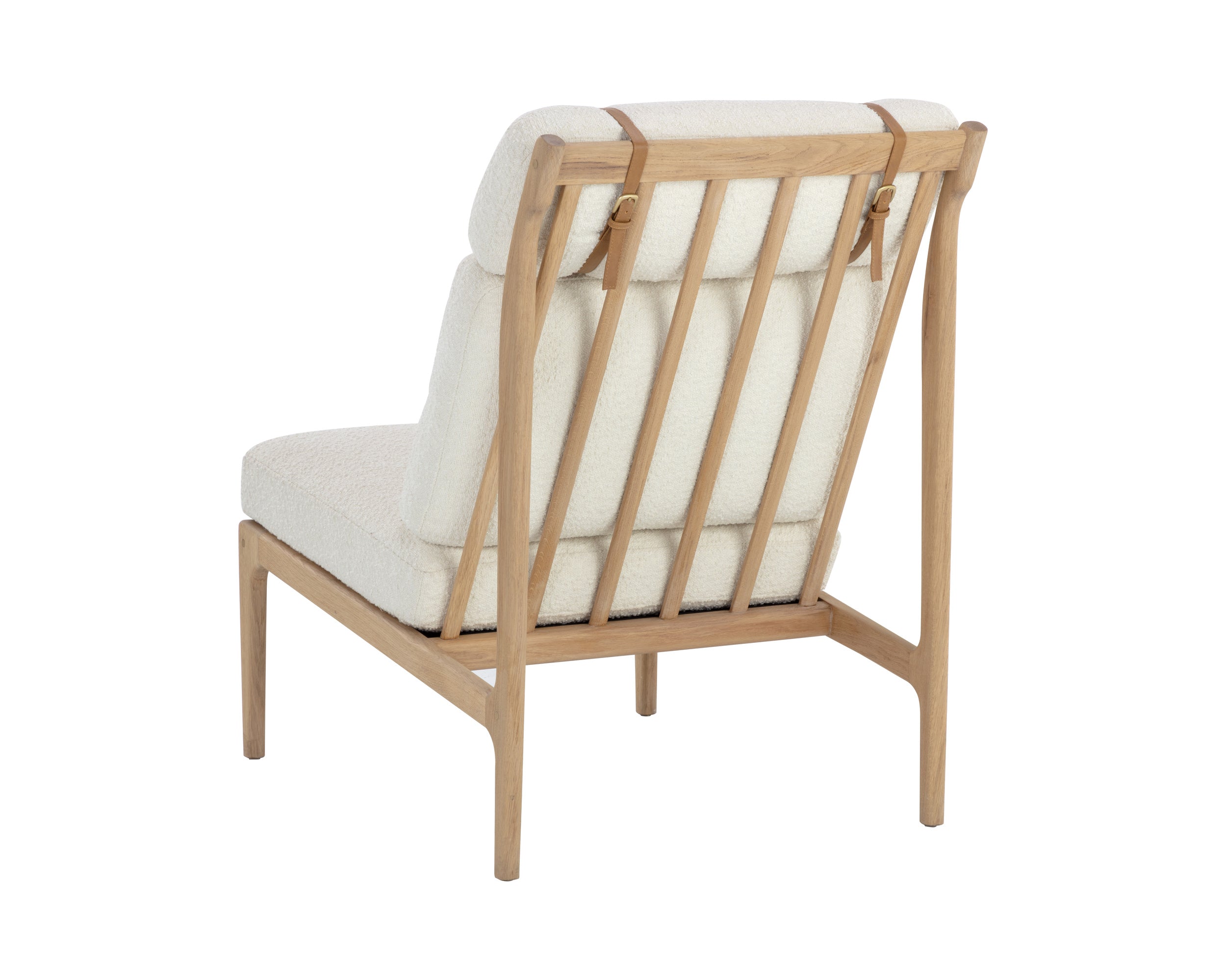 Elanor Lounge Chair - Light Oak  Altro White