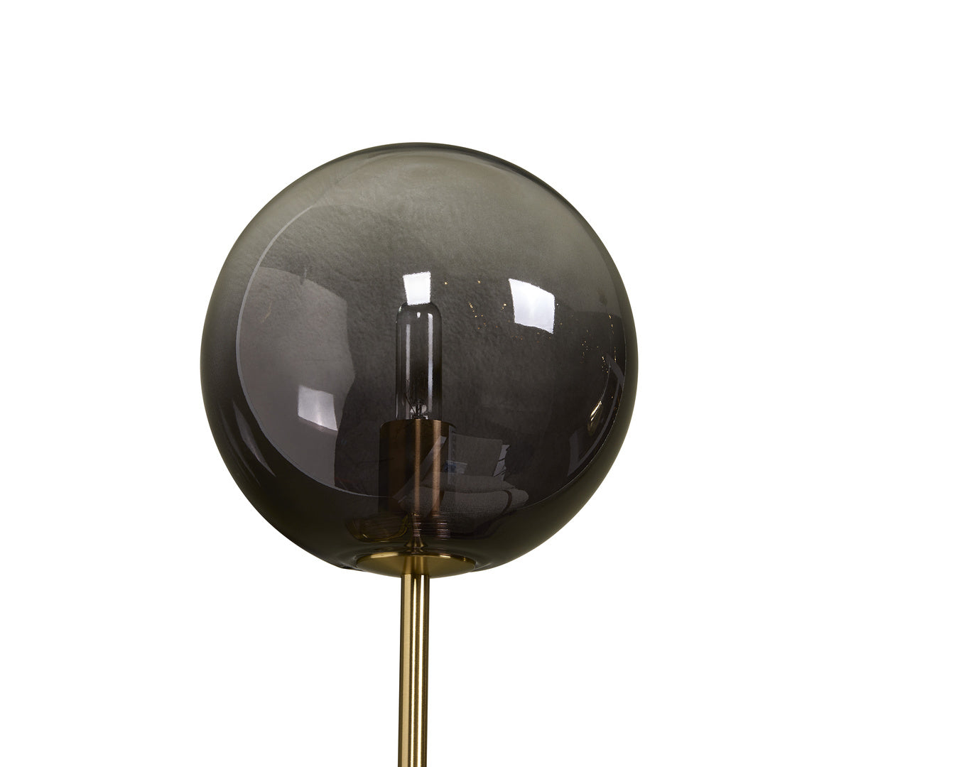 Izora Sconce - Brass  Smoke Grey Ombre