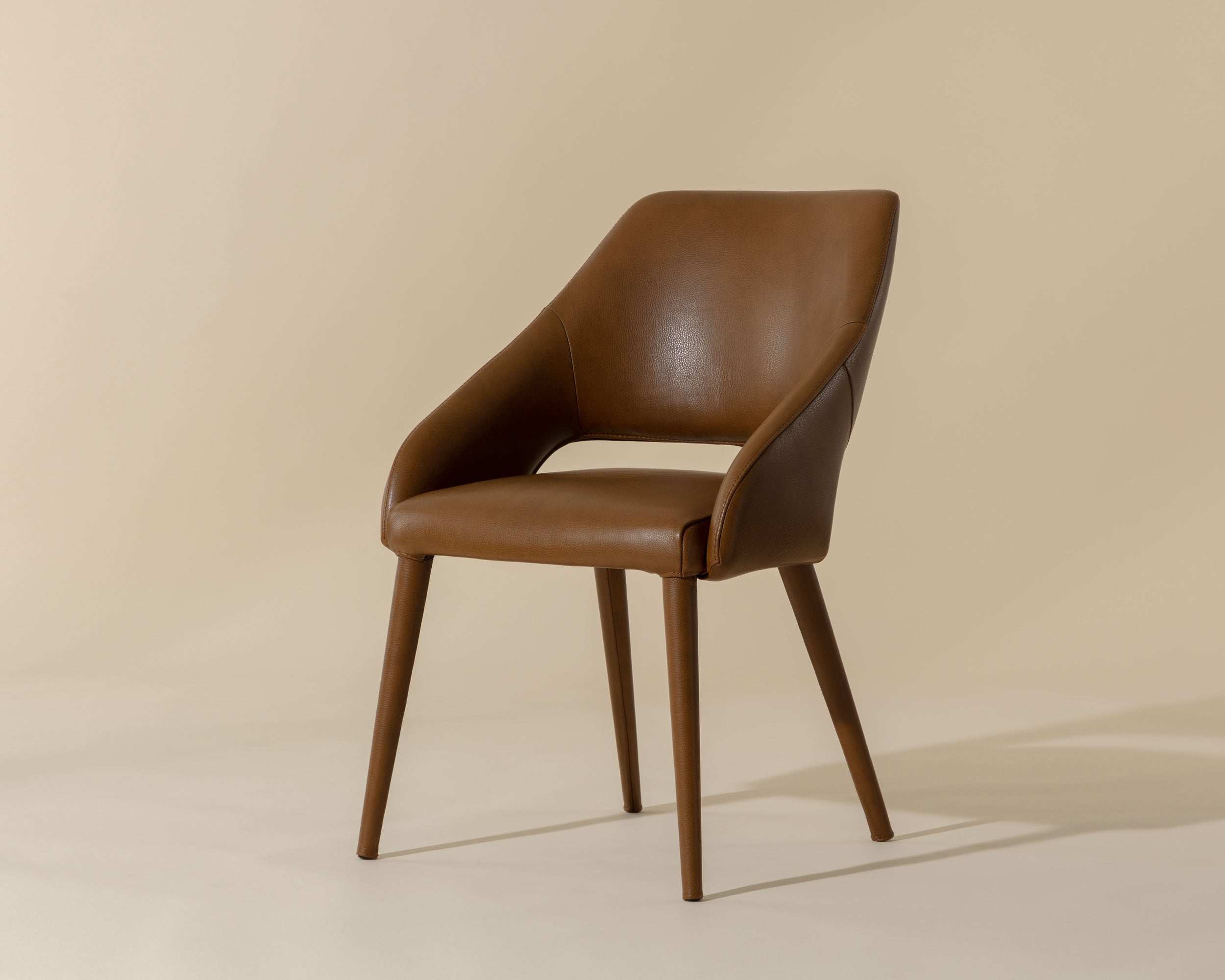 Galen Dining Chair - Missouri Cognac Leather