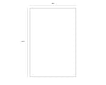 Glacial Rock - 48" X 72"  Black Floater Frame
