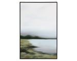 Lakeside Views (Set Of 2) - 36" X 48"  Black Floater Frame