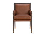 Mauti Dining Armchair - Brown  Shalimar Tobacco Leather