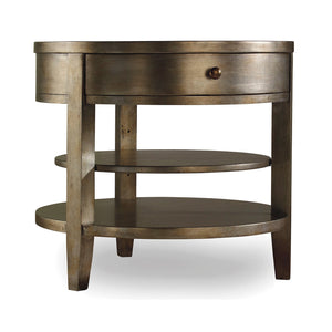 Hooker Furniture - Sanctuary One-Drawer Round Lamp Table - Visage - 3014-50003