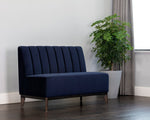 Kosovo Banquette - Brown  Abbington Navy