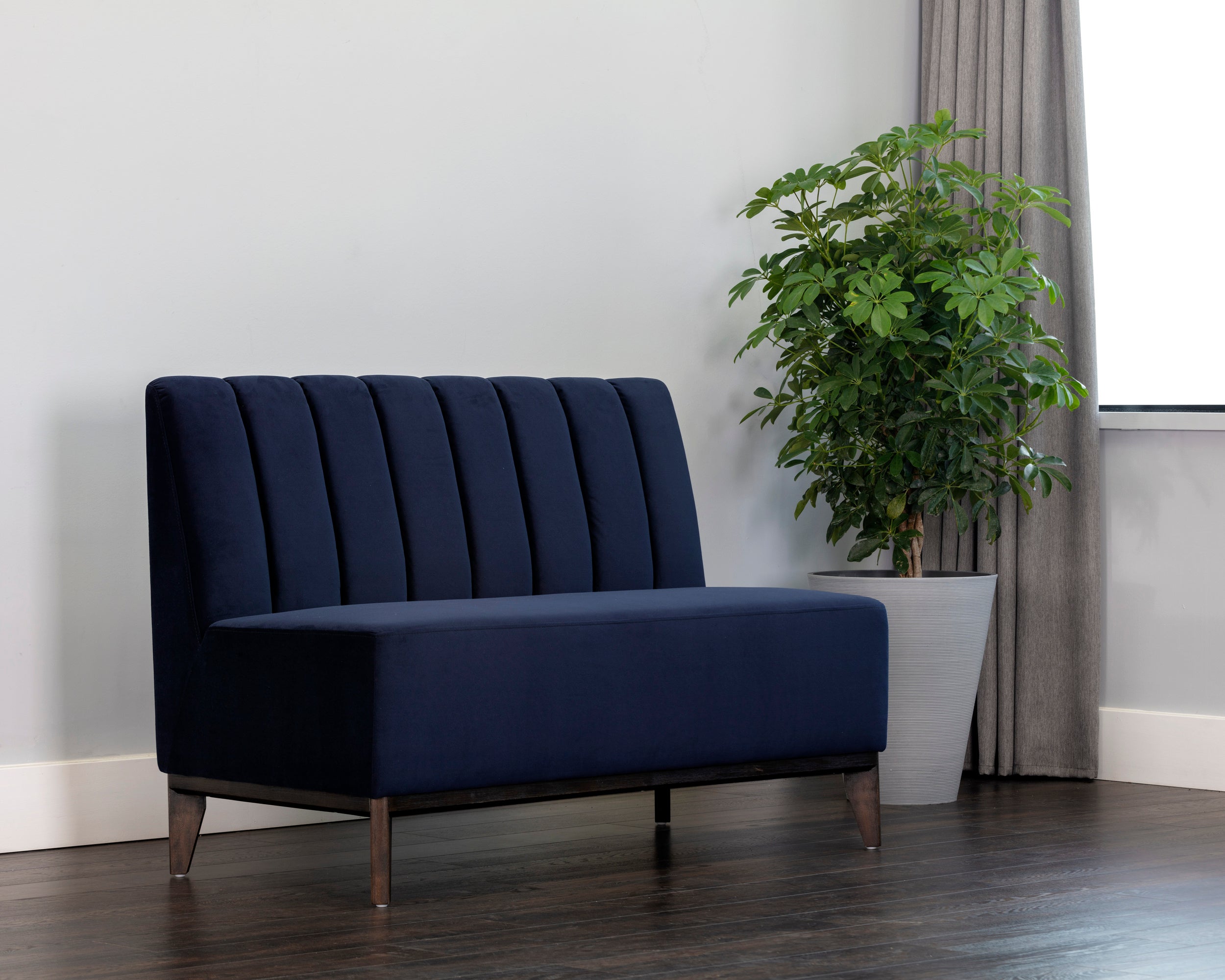Kosovo Banquette - Brown  Abbington Navy