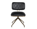 Virtu Swivel Dining Chair - Bravo Black