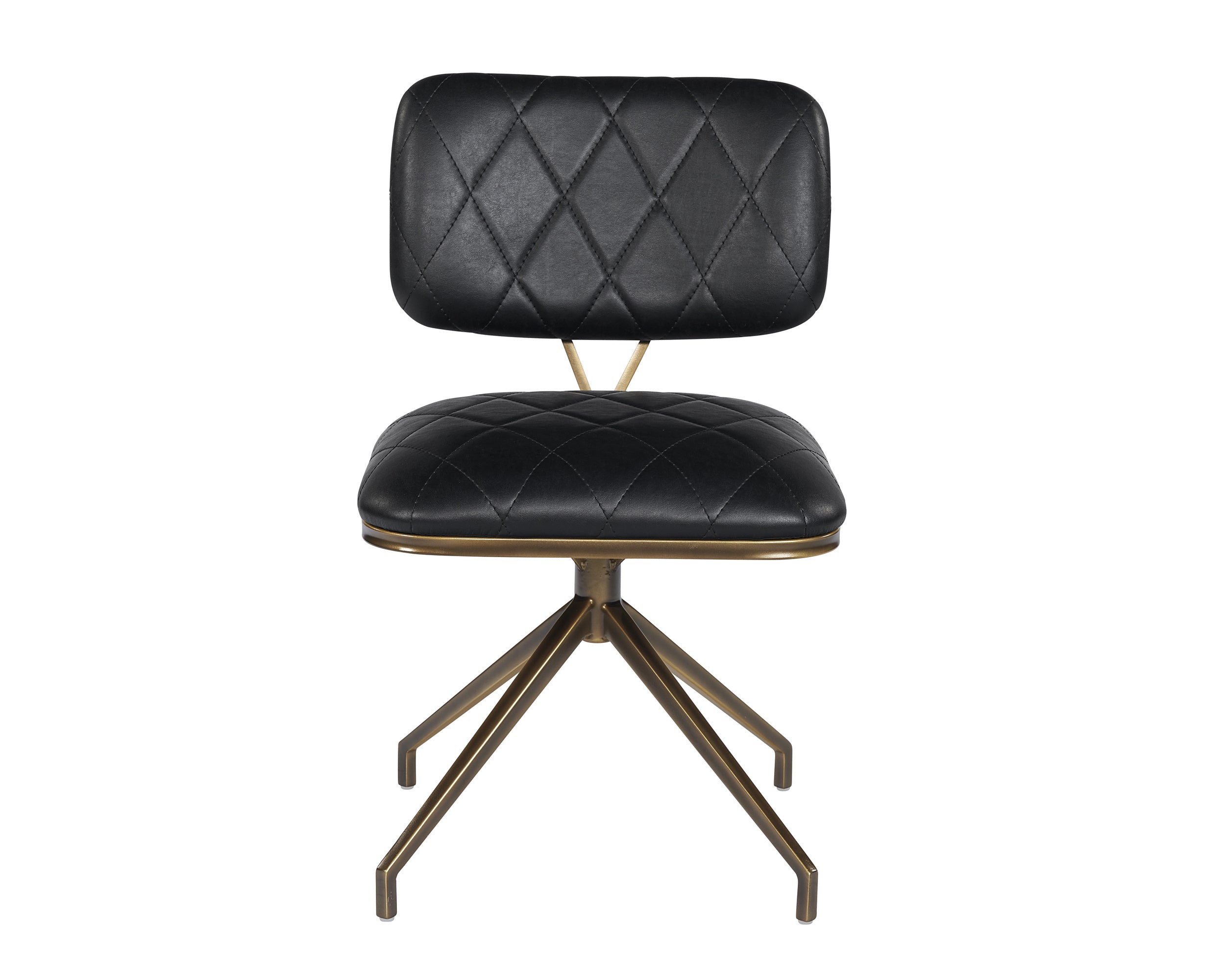 Virtu Swivel Dining Chair - Bravo Black