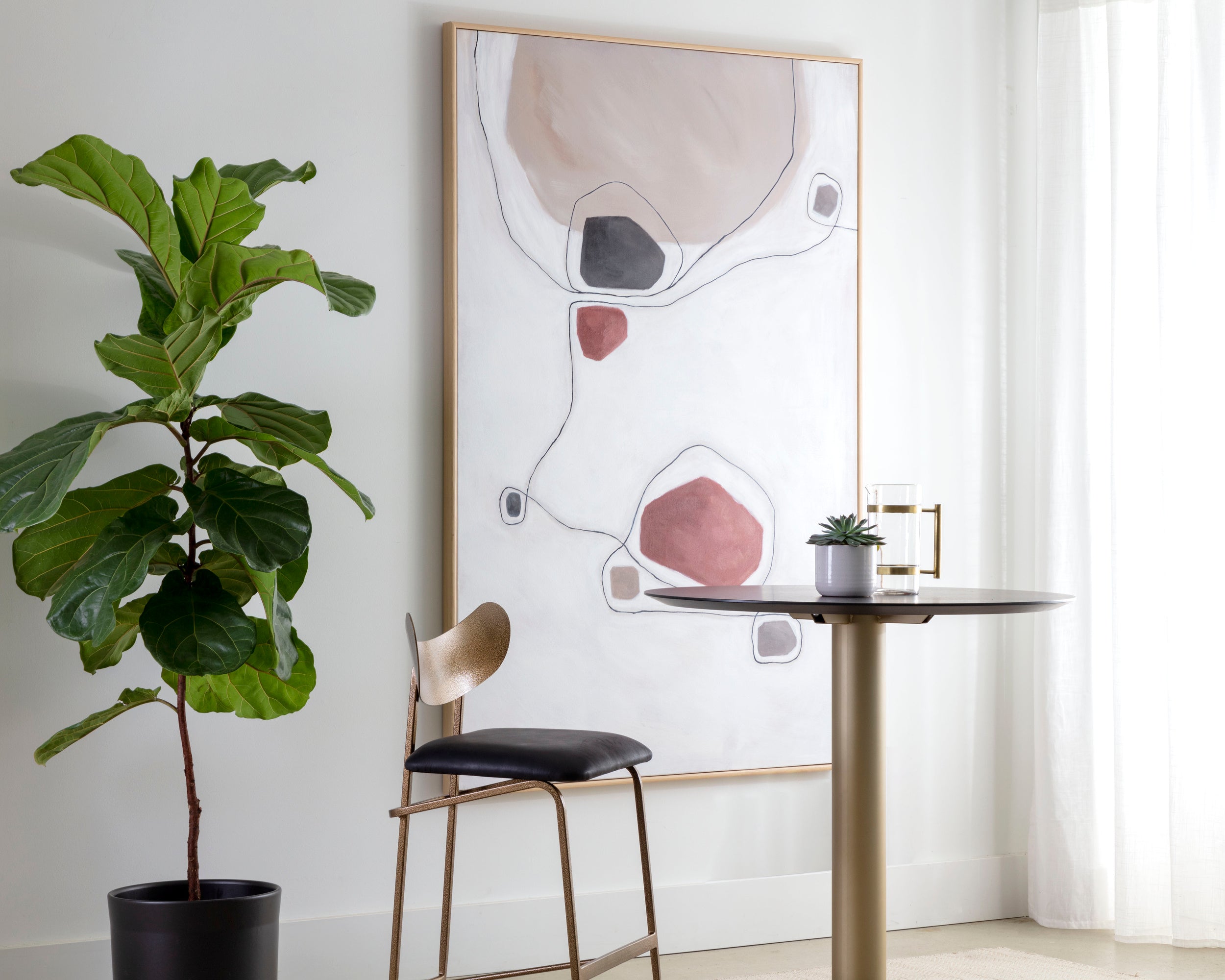 Connectivity - 72" X 48"  Natural Floater Frame