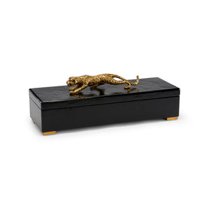 Chelsea House Cheetah Box - Black - 382902