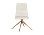 Hilda Swivel Dining Chair - Vienna Cream