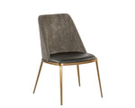 Dover Dining Chair - Bravo Portabella / Sparrow Grey