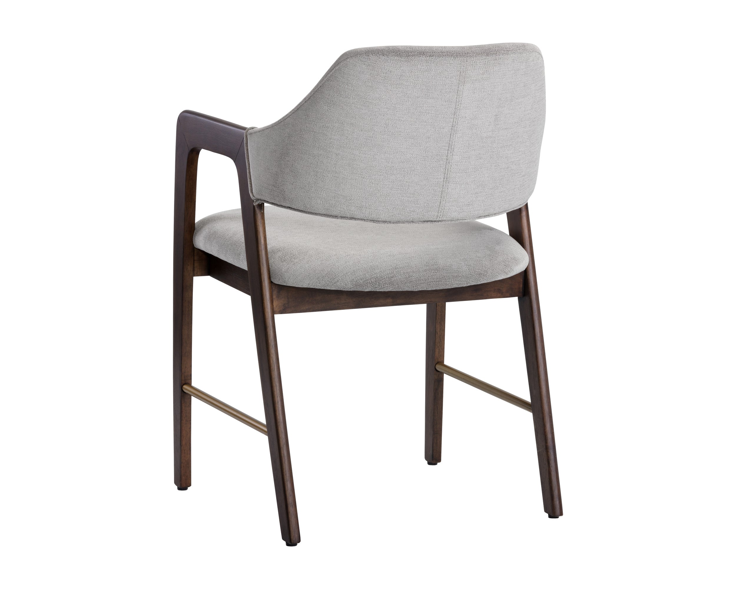Milton Dining Armchair - Smoke Acacia  Polo Club Stone