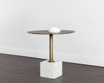 Kata Bistro Table  White Marble -