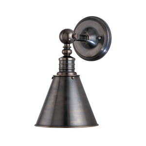 Hudson Valley Lighting Darien 8 Metal Shade Light Wall Sconce