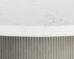 Nicolette Dining Table - 55"  Marble Look