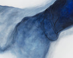 Cool Embrace - 60" X 40"  Gold Floater Frame