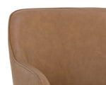 Malachi Dining Armchair - Milliken Cognac