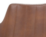 Griffin Dining Armchair - November Grey / Bravo Cognac