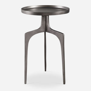 Uttermost Kenna Nickel Accent Table
