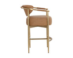 Heloise Counter Stool - Milliken Cognac