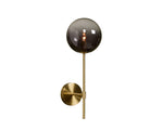 Izora Sconce - Brass  Smoke Grey Ombre
