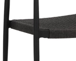 Nava Stackable Dining Armchair - Black