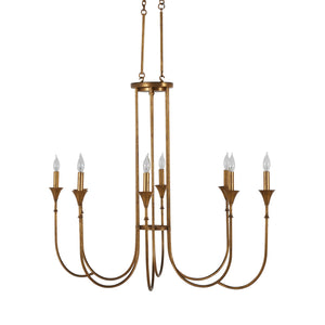 Gabby - Kathleen Metal Gilded Gold Chandelier - SCH-169020