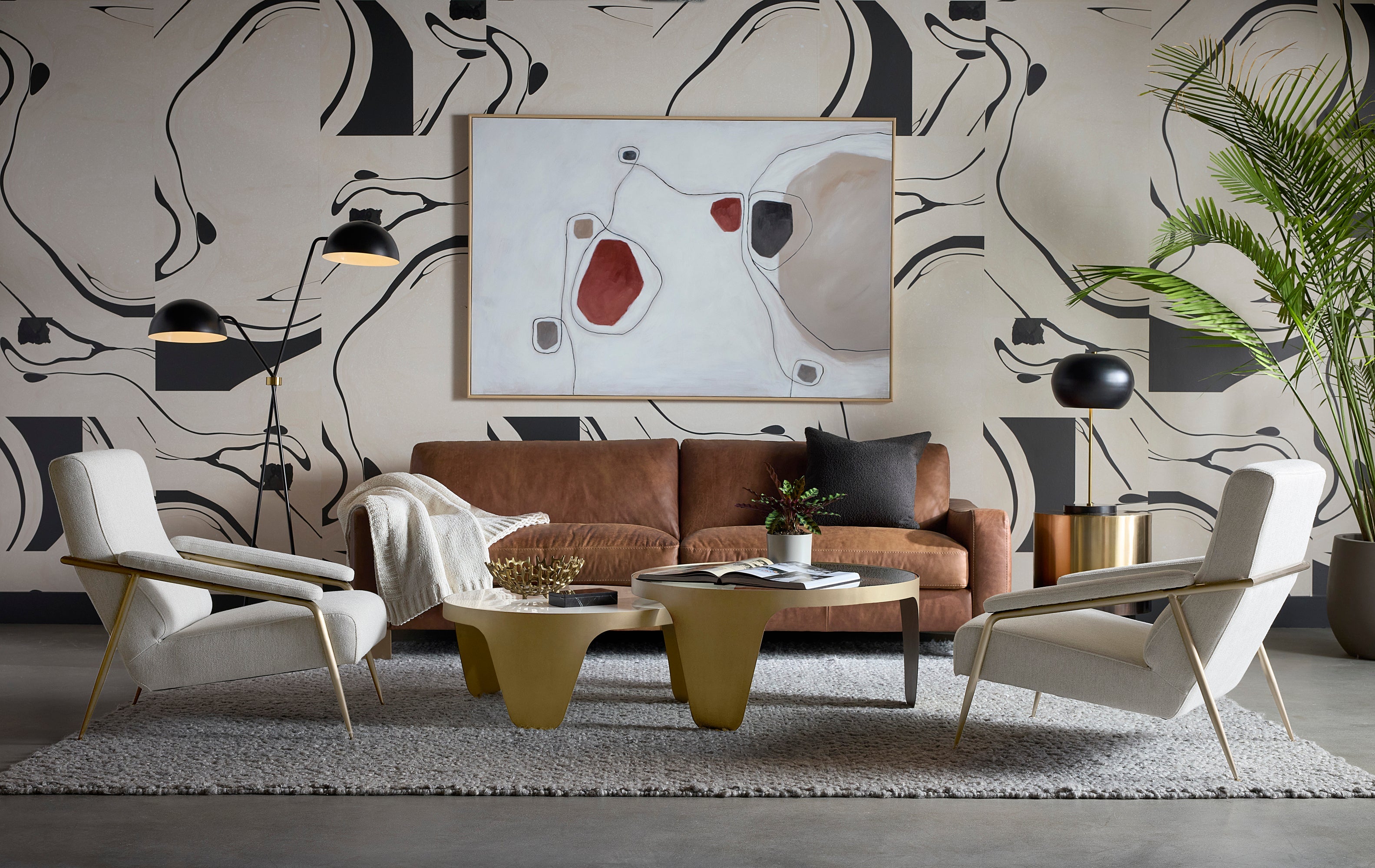 Faven Floor Lamp - Black