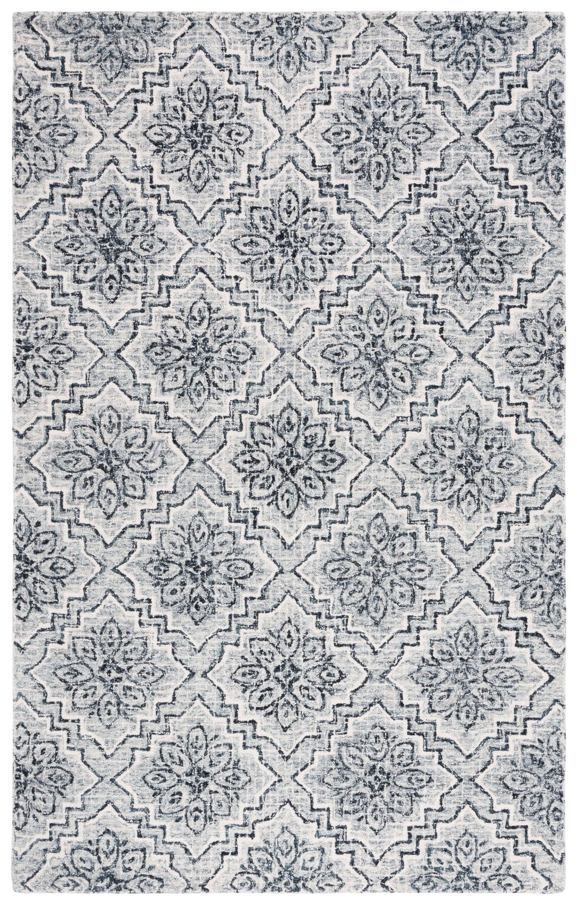 Safavieh Abstract 201 Rug, ABT201 - Dark Blue / Grey