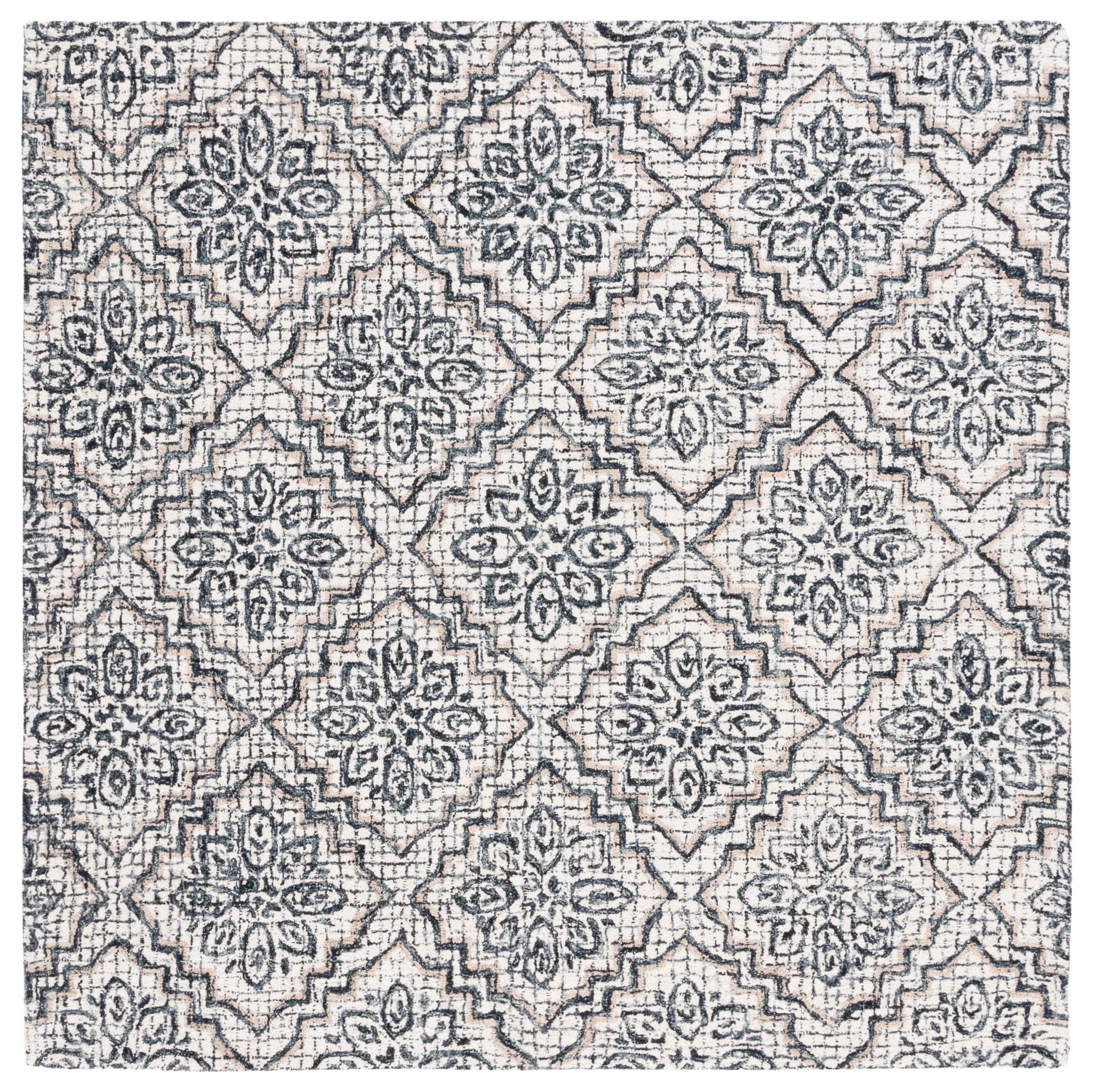 Safavieh Abstract 201 Rug, ABT201 - Ivory / Navy