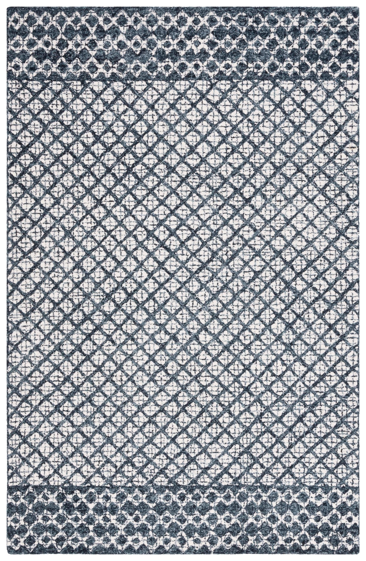 Safavieh Abstract 203 Rug, ABT203 - Ivory / Navy