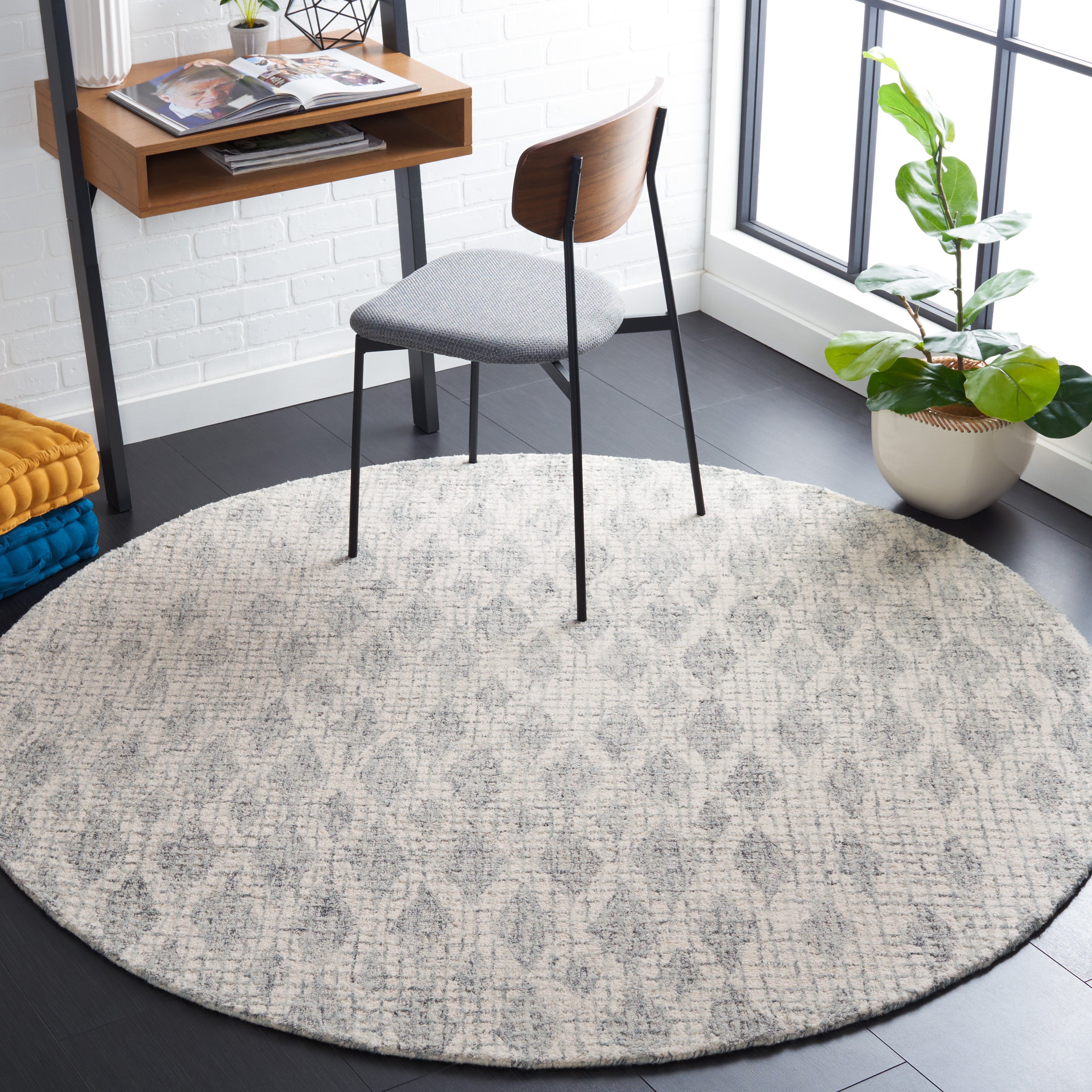 Safavieh Abstract 206 Rug, ABT206 - Grey / Ivory