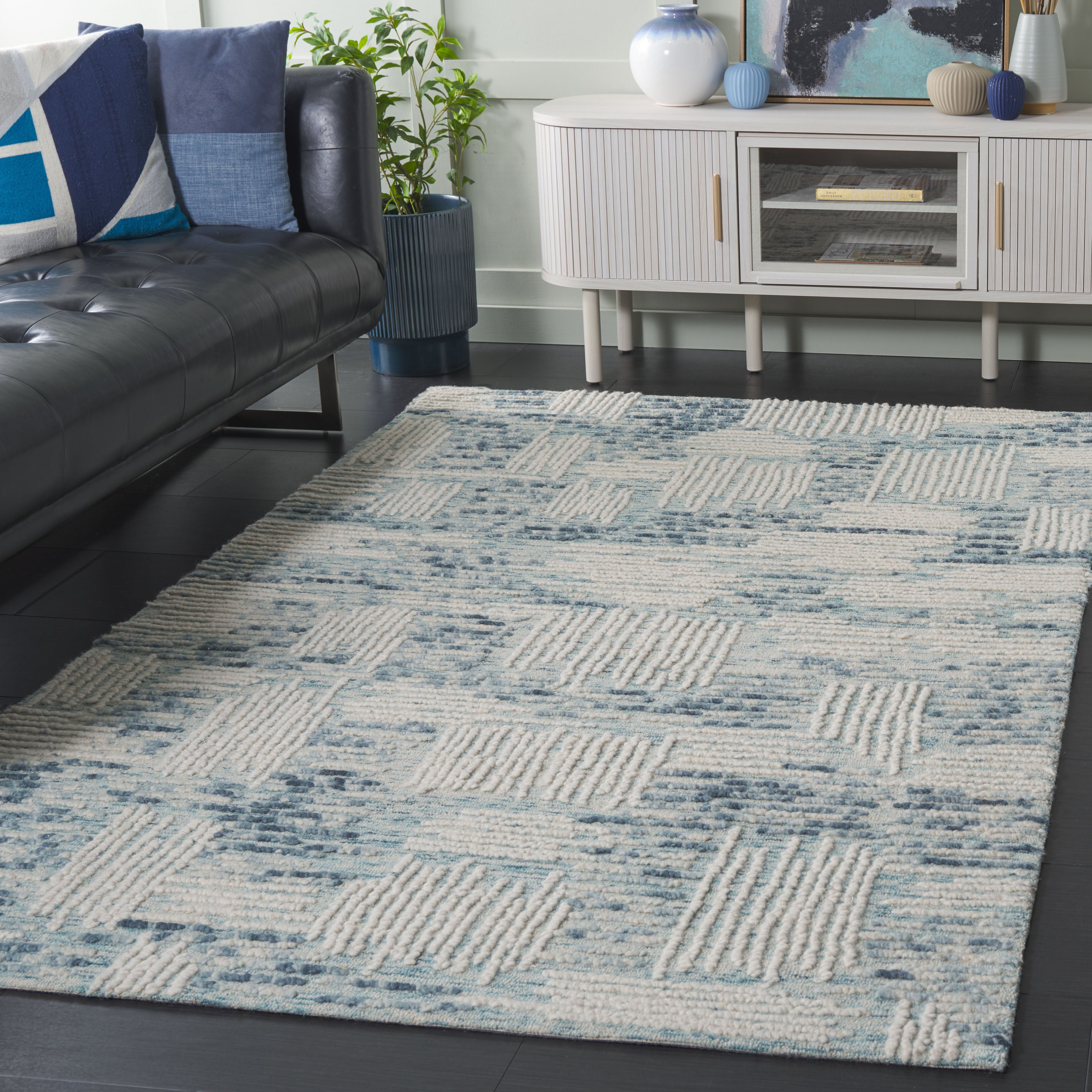BLUE / IVORY