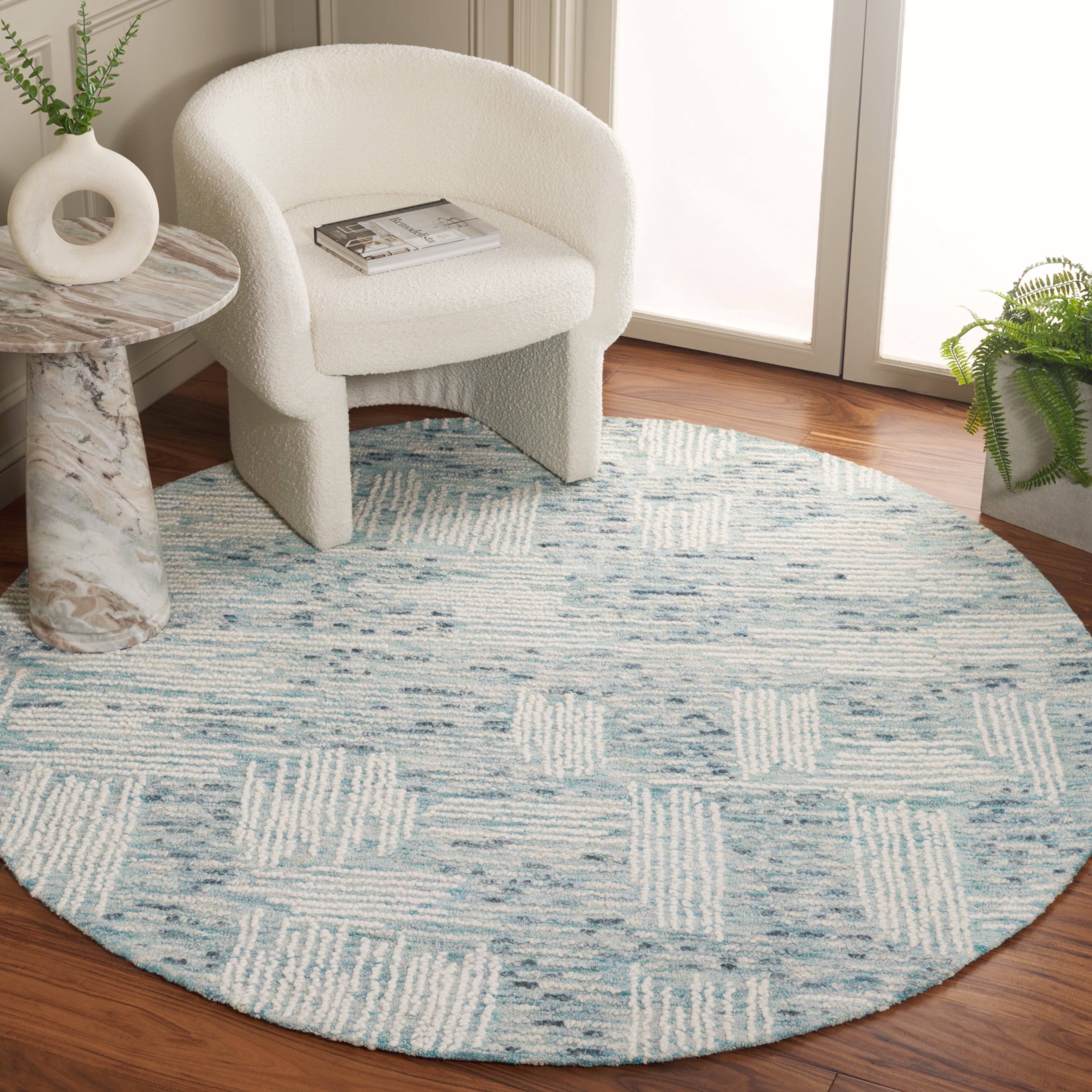 BLUE / IVORY