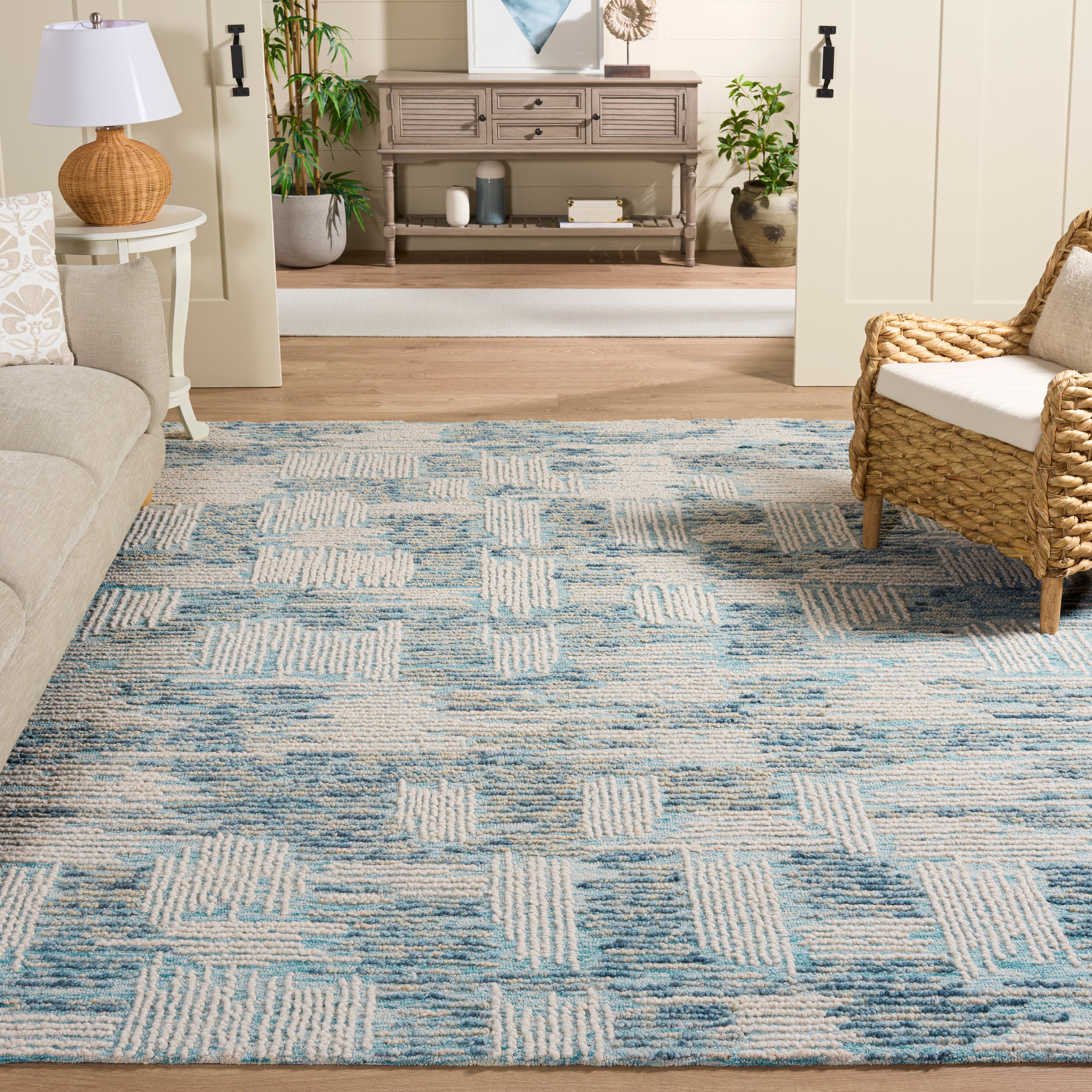 BLUE / IVORY