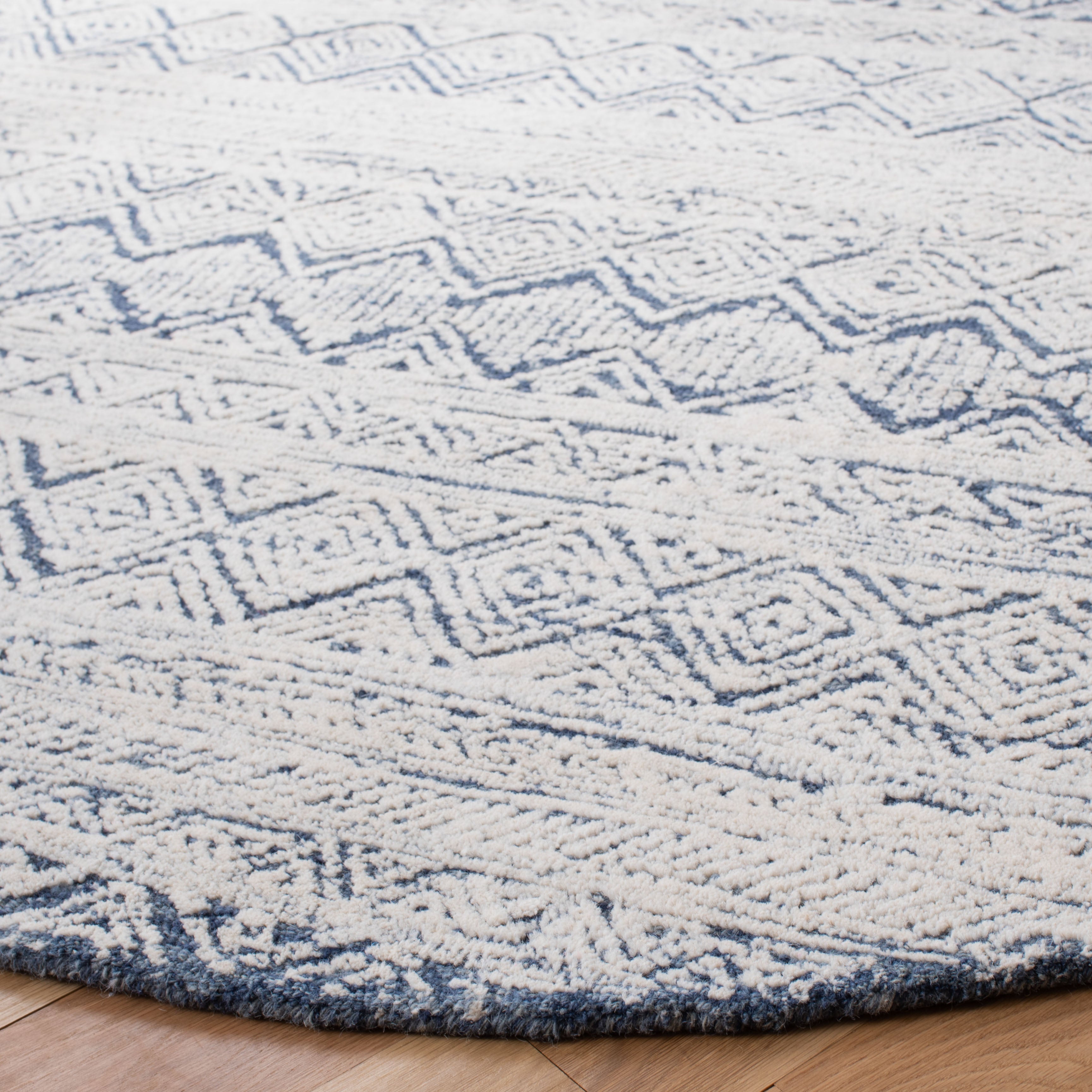 Safavieh Abstract 343 Rug, ABT343 - Blue / Ivory