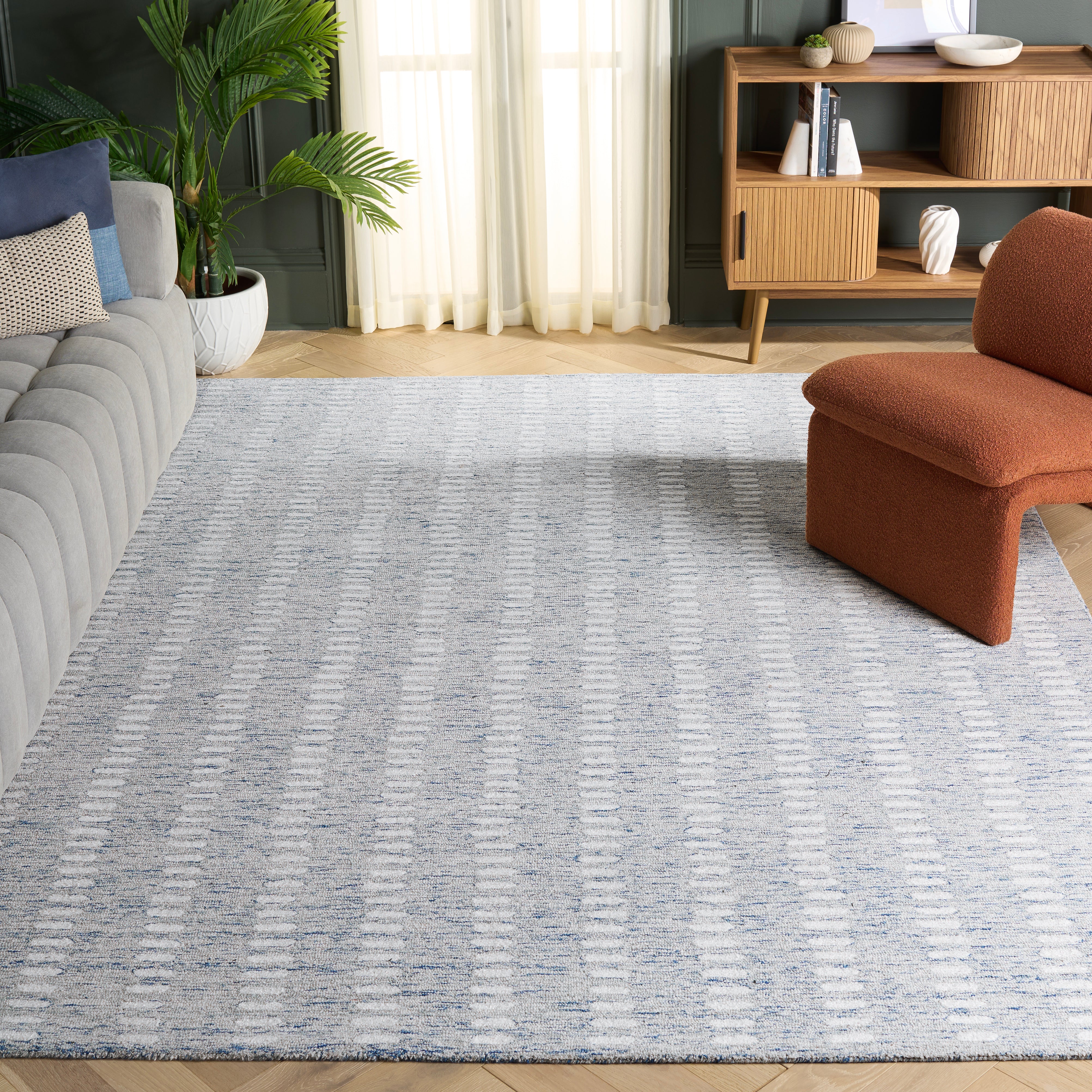 BLUE / IVORY