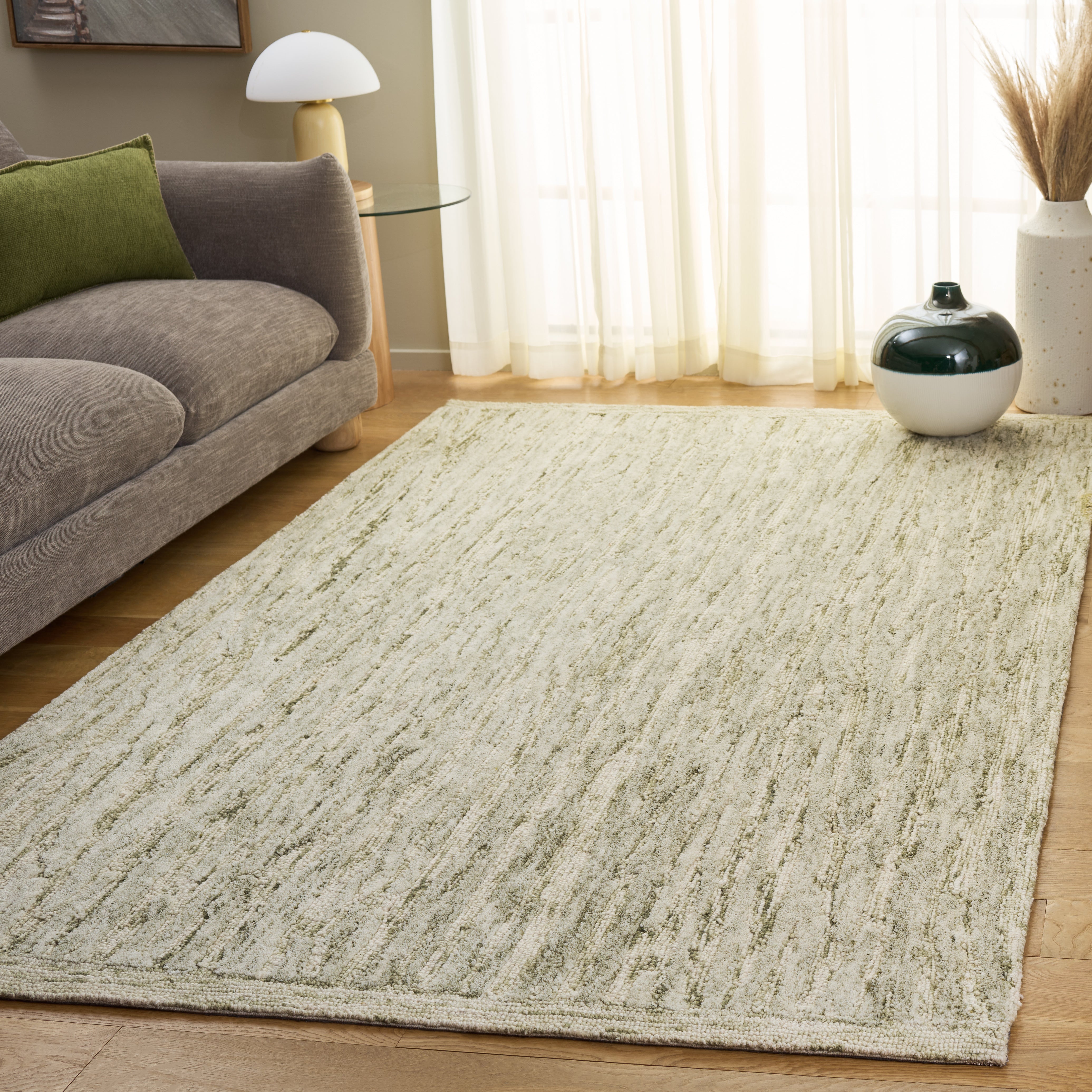 GREEN / IVORY