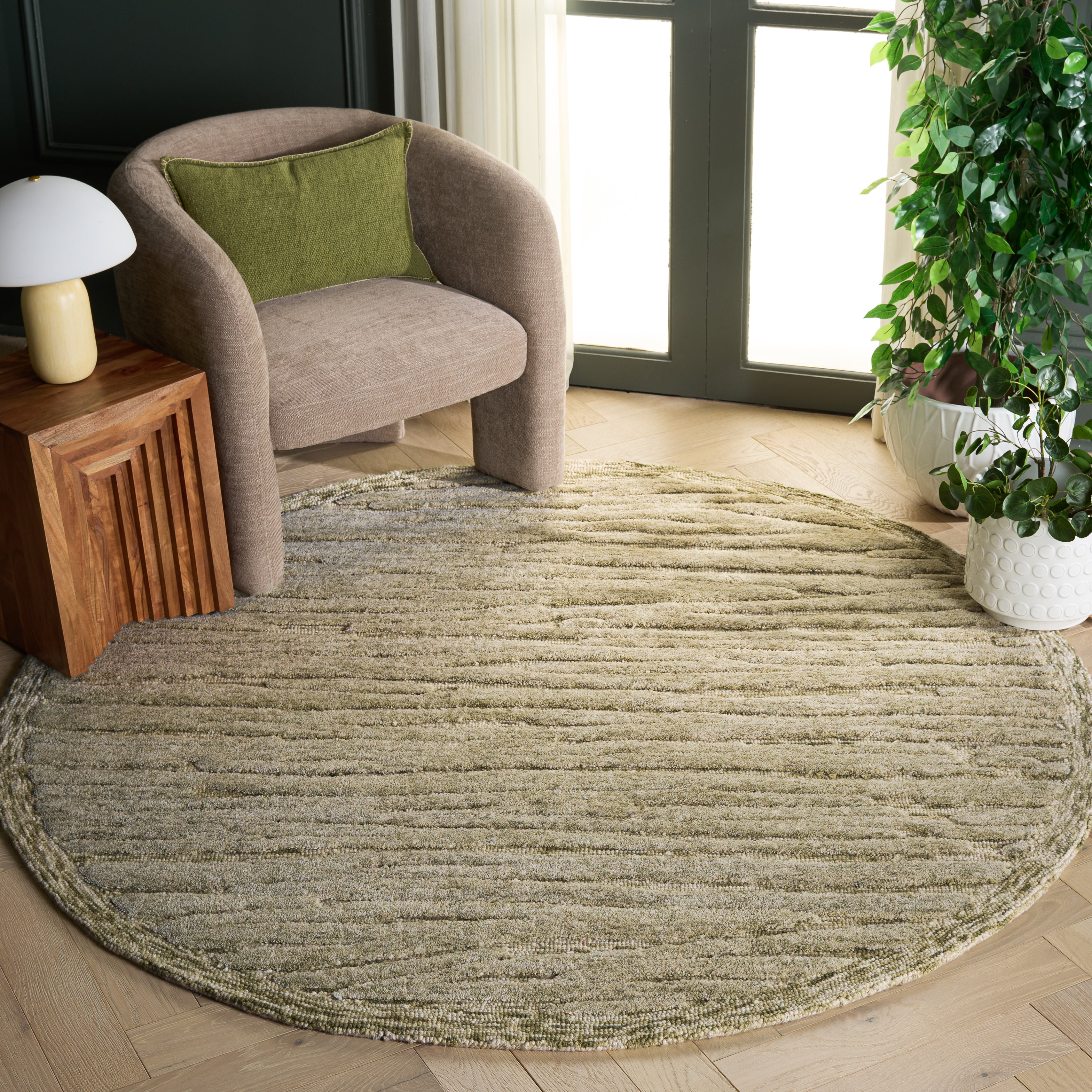 GREEN / IVORY