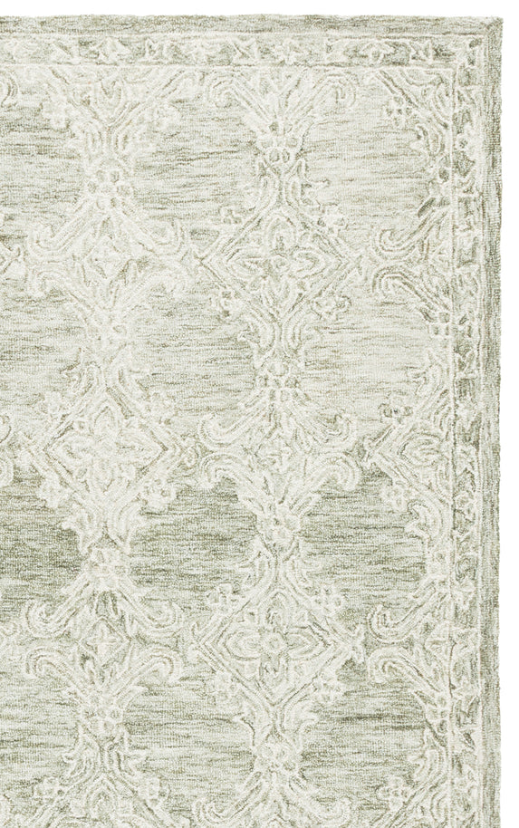 GREEN / IVORY