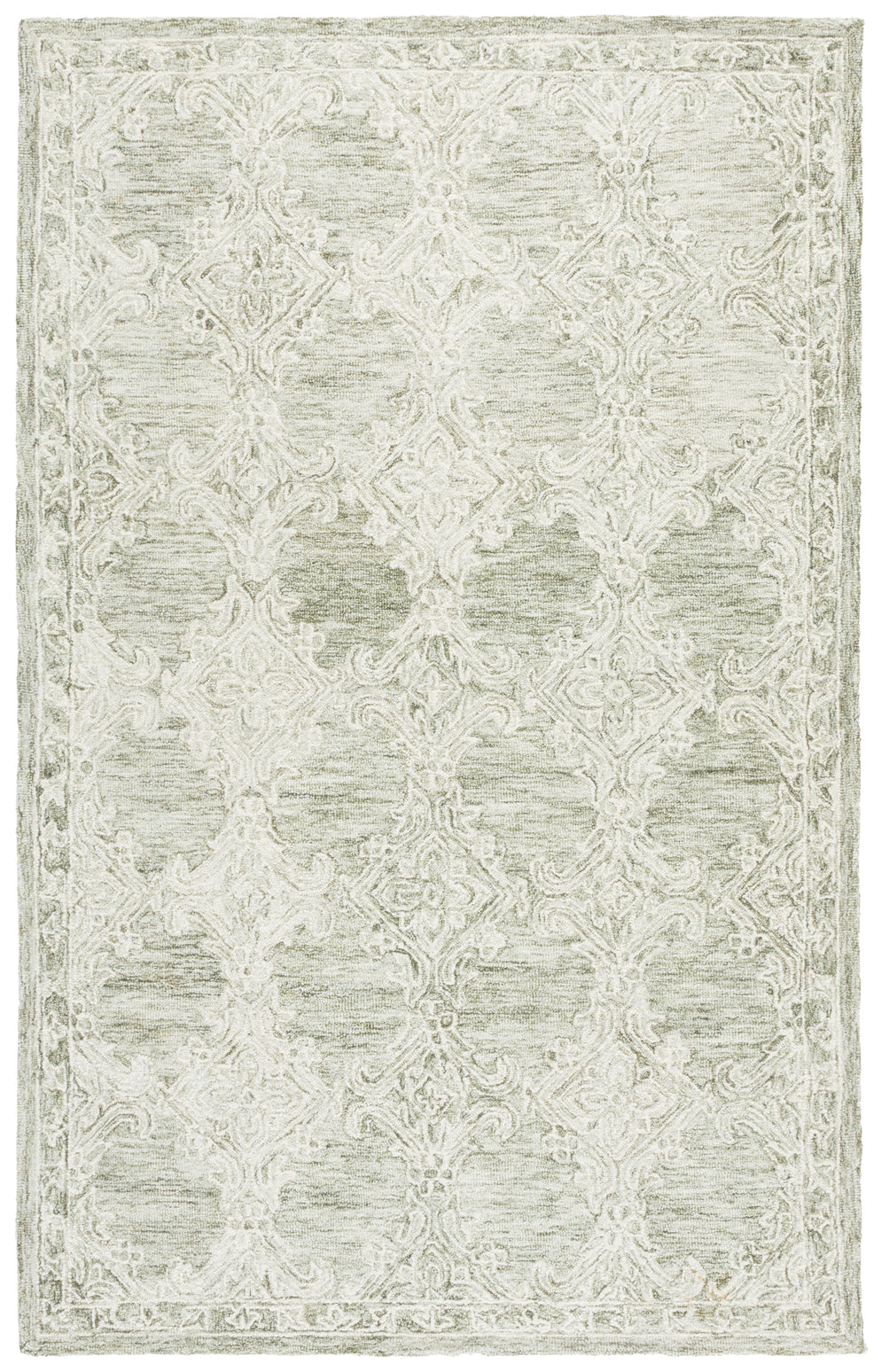 GREEN / IVORY