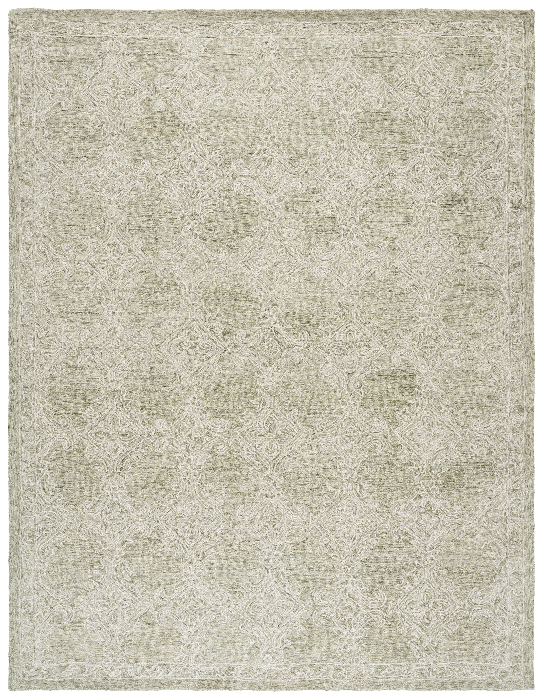 GREEN / IVORY
